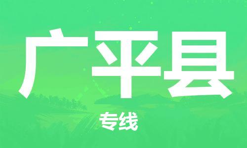 天津到广平县物流公司|天津到广平县物流专线|天津到广平县货运专线