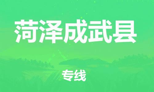 天津到菏泽成武县物流专线-天津至菏泽成武县货运优质的运输方案