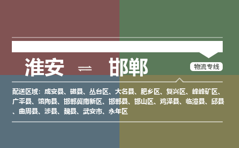 淮安到邯郸物流专线-淮安至邯郸货运公司「实时跟踪」
