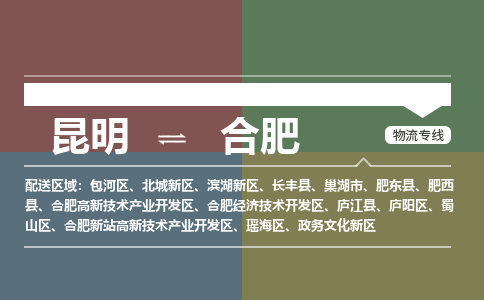 昆明到合肥物流专线-昆明至合肥货运公司