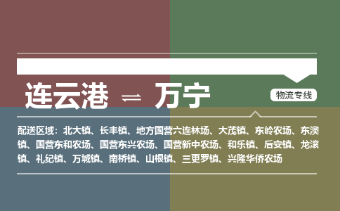 连云港到万宁物流专线-直达货运专线-连云港到万宁物流公司