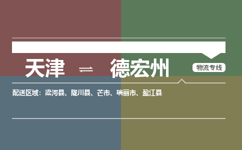 天津到德宏州物流专线-天津到德宏州货运公司（直-送/无盲点）