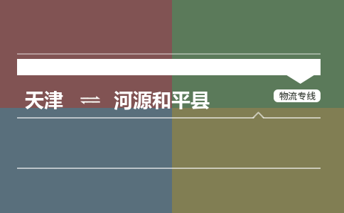 天津到河源和平县物流专线-天津到河源和平县货运公司-