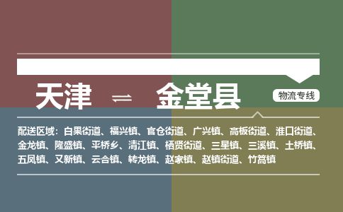 天津到金堂县货运公司_天津到金堂县物流专线物流专线价格优惠