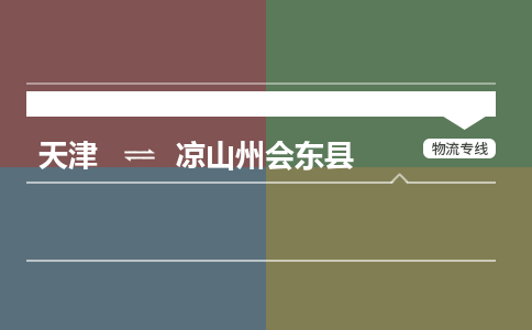 天津到凉山州会东县物流专线-凉山州会东县到天津货运公司-物流专线全境闪送