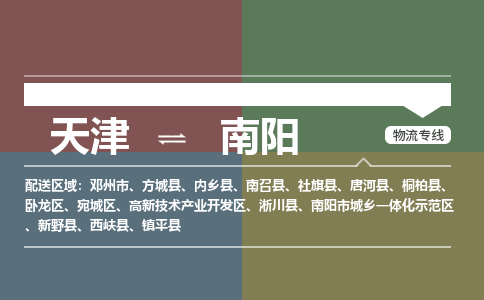 天津到南阳货运公司-天津至南阳货运专线-天津到南阳物流公司