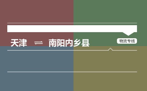 天津到南阳内乡县物流专线-南阳内乡县到天津货运公司-（今日/热线）家电物流运输专线