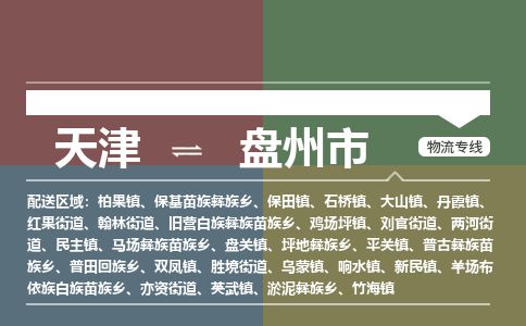 天津到盘州市物流公司-天津至盘州市专线(物流专线时效稳定)