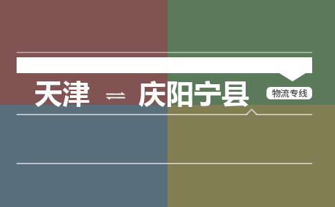 天津到庆阳宁县物流专线-庆阳宁县到天津货运公司-物流专线每天发车