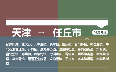 天津到任丘市物流公司-天津至任丘市专线(行李托运专线)