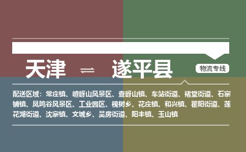 天津到遂平县货运公司_天津到遂平县物流专线「直达往返」
