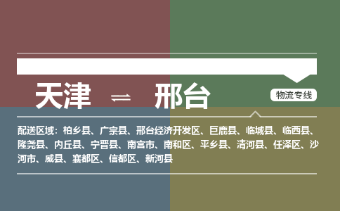 天津到邢台货运公司-物流专线保价运输「按时送达」