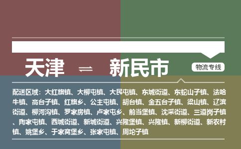 天津到新民市物流专线-新民市到天津货运公司-普通货物运输专线