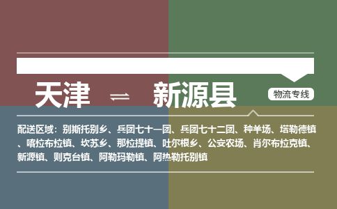 天津到新源县货运公司_天津到新源县物流货运专线