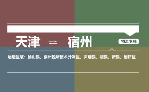 天津到宿州物流公司-天津到宿州货运专线【安徽特快专线】