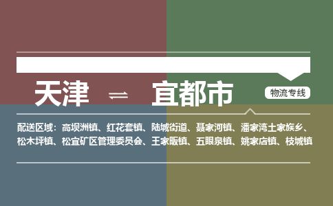 天津到宜都市物流专线-宜都市到天津货运公司-整车零担运输
