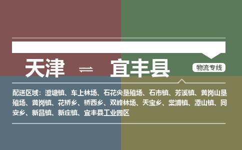 天津到宜丰县货运公司_天津到宜丰县物流专线「全境配送到门」