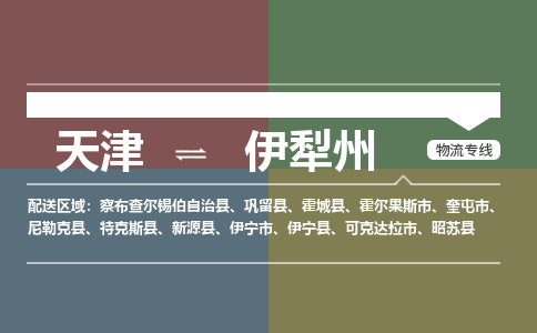 天津到伊犁州货运公司-天津至伊犁州货运专线-天津到伊犁州物流公司