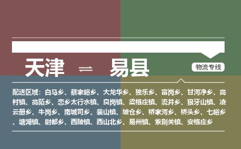 天津到易县货运公司_天津到易县物流货运专线