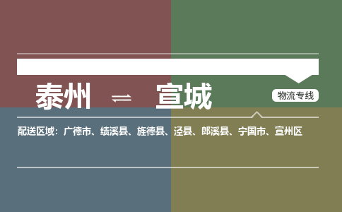泰州到宣城物流专线-高效便捷的泰州至宣城专线