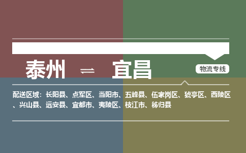 泰州到宜昌物流专线-高效便捷的泰州至宜昌专线