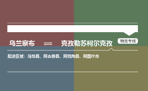 乌兰察布到克孜勒苏柯尔克孜物流公司-乌兰察布到克孜勒苏柯尔克孜货运专线-物流运输嘉丰物流