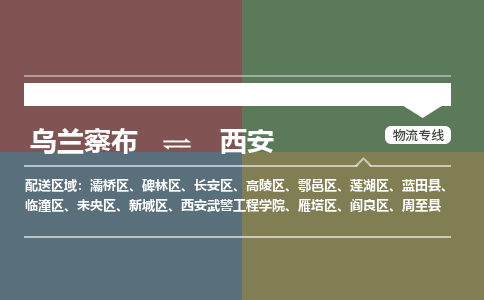 乌兰察布到西安物流公司-乌兰察布到西安货运专线-物流运输嘉丰物流