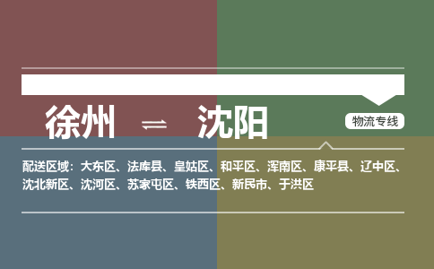徐州到沈阳物流专线-沈阳至徐州物流公司-沈阳到徐州货运专线