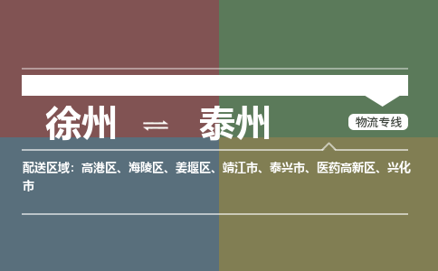 徐州到泰州物流专线-泰州至徐州物流公司-泰州到徐州货运专线