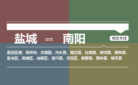 盐城到南阳货运公司_盐城到南阳物流专线_盐城到南阳物流公司