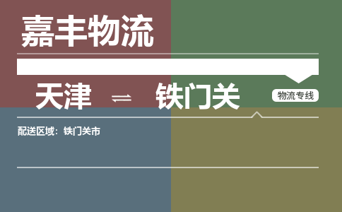 天津到铁门关物流公司|天津至铁门关物流专线（区域内-均可派送）