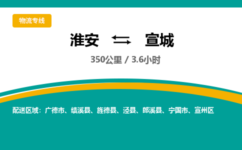 淮安到宣城物流专线-淮安至宣城货运公司「安全高效」