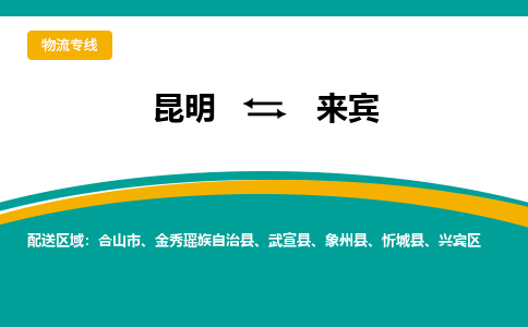 昆明到来宾物流专线-昆明至来宾货运公司