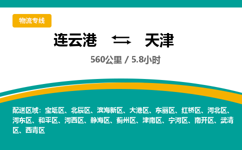 连云港到天津物流专线-直达货运专线-连云港到天津物流公司