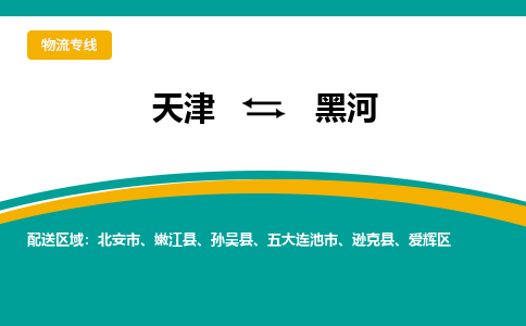 天津到黑河物流公司-天津至黑河专线-高效、便捷、省心！