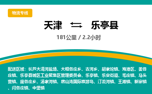 天津到乐亭县货运公司_天津到乐亭县物流专线「按时送达」