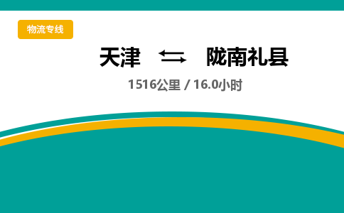 天津到陇南礼县物流专线-陇南礼县到天津货运公司-艺术品运输