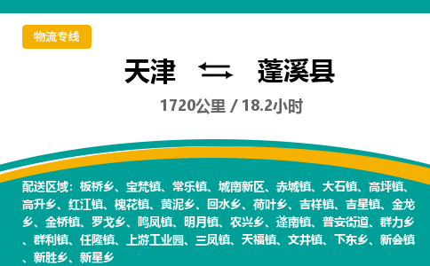 天津到蓬溪县货运公司_天津到蓬溪县物流专线物流专线省时省心
