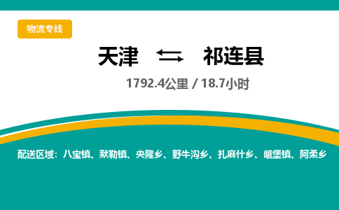 天津到祁连县货运公司_天津到祁连县物流货运专线