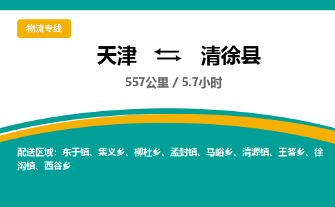天津到清徐县货运公司_天津到清徐县物流货运专线
