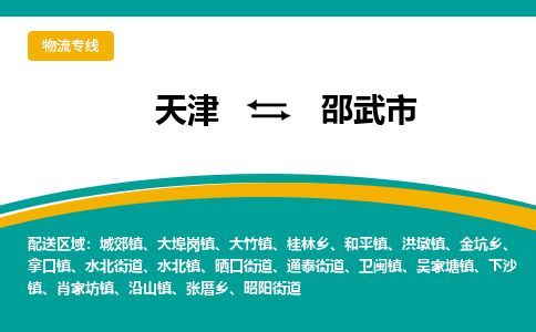 天津到邵武市物流专线-邵武市到天津货运公司-物流专线天天发车