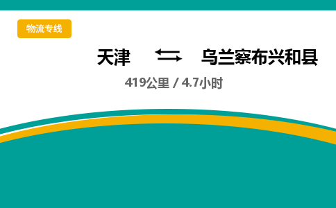 天津到乌兰察布兴和县物流专线-乌兰察布兴和县到天津货运公司-建筑材料运输专线