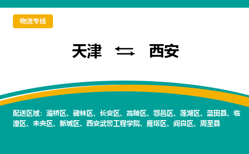 天津到西安物流专线-天津到西安货运专线