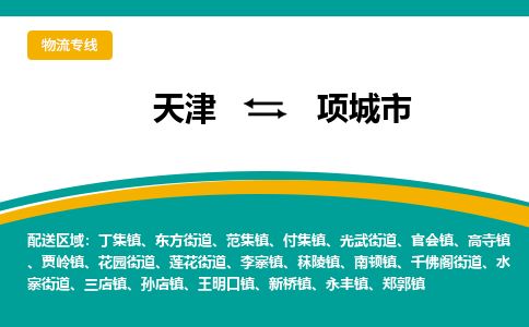 天津到项城市物流专线-项城市到天津货运公司-物流专线时效稳定