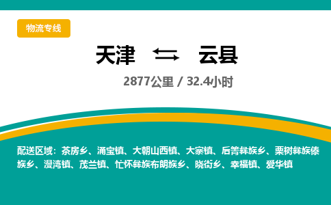 天津到云县货运公司_天津到云县物流专线家具运输专线