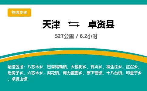 天津到卓资县货运公司_天津到卓资县物流货运专线
