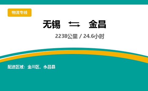 无锡到金昌物流专线,无锡到金昌物流公司「实时跟踪」