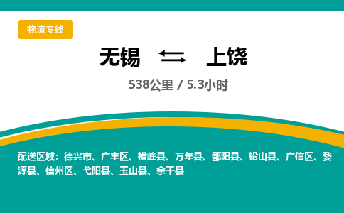 无锡到上饶物流专线,无锡到上饶物流公司「丢损必赔」