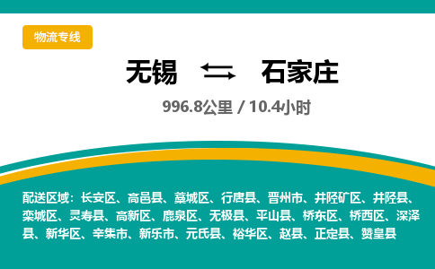 无锡到石家庄物流专线,无锡到石家庄物流公司「快速准时」