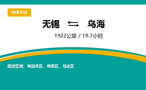 无锡到乌海物流专线,无锡到乌海物流公司「高效准时」